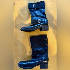 Stylish Black Leather Boots